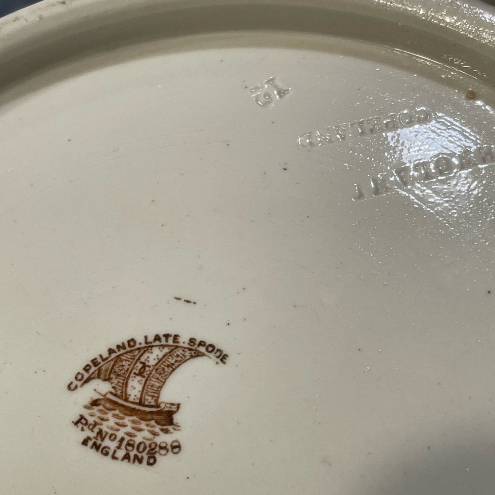 Reserved❣️Antique Copeland Late Spode~ » The Dancing Hours « 8 inch Pitcher - Picture 11 of 13